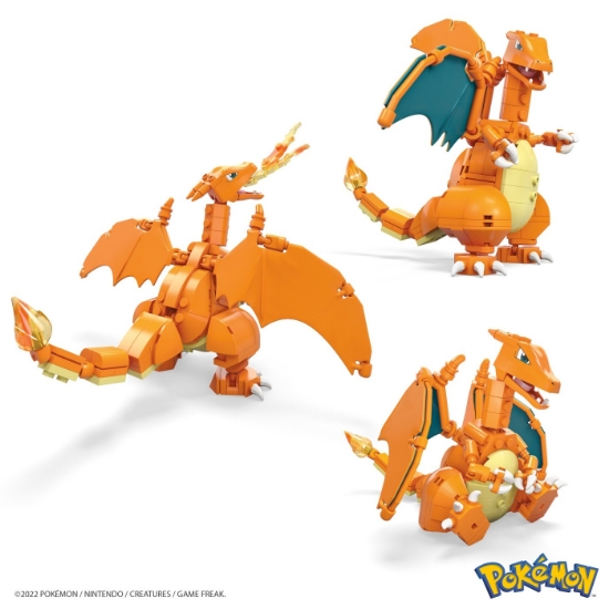 Imagine Pokemon Mega Construx Charizard Dracaufeu Glurak