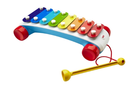Imagine Fisher Price – Xilofon colorat cu roți și sfoară de tras