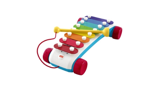 Imagine Fisher Price – Xilofon colorat cu roți și sfoară de tras