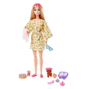 Imagine BARBIE SET DE JOACA CU ACCESORII PAPUSA BARBIE O ZI LA SPA