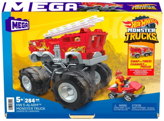 Imagine HOT WHEELS MONSTER TRUCK MEGA SET CONSTRUCTIE 5 ALARM