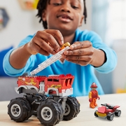 Imagine HOT WHEELS MONSTER TRUCK MEGA SET CONSTRUCTIE 5 ALARM