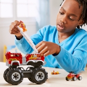 Imagine HOT WHEELS MONSTER TRUCK MEGA SET CONSTRUCTIE 5 ALARM