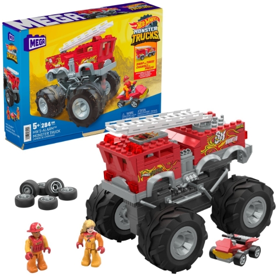 Imagine Hot Wheels Monster Truck MEGA Set construcție 5 Alarm