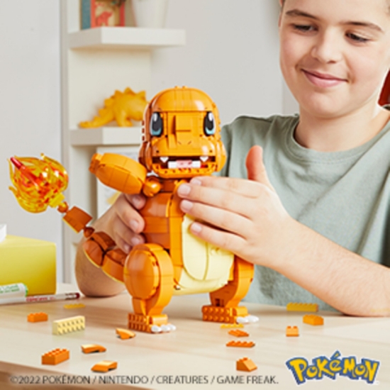 Imagine  Pokemon Mega Construx Jumbo Charmander Salameche