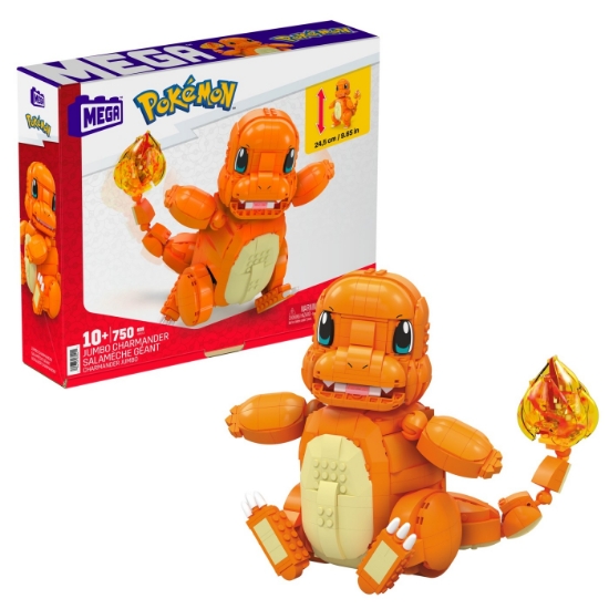 Imagine  Pokemon Mega Construx Jumbo Charmander Salameche