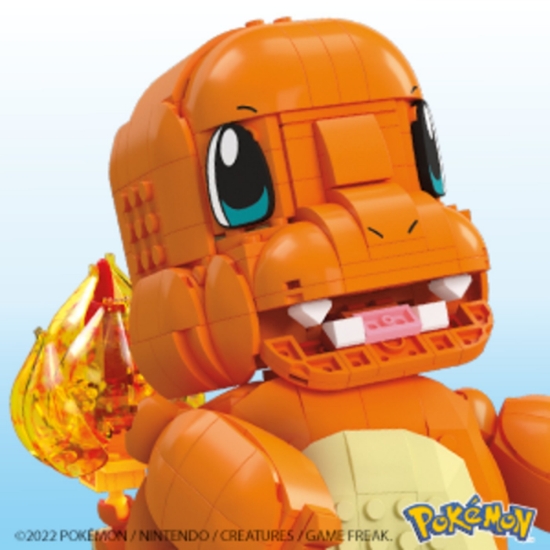 Imagine  Pokemon Mega Construx Jumbo Charmander Salameche