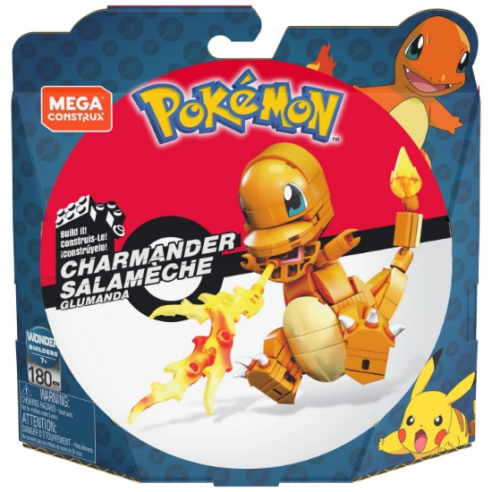 Imagine POKEMON MEGA CONSTRUX SET DE CONSTRUCTIE CHARMANDER SALAMECHE 180 PIESE