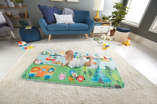Imagine Covoraș de joacă Fisher Price 150 cm Extra Big Adventures