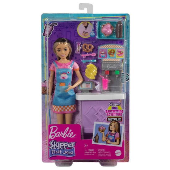 Imagine BARBIE PAPUSA SKIPPER FIRST JOBS SNACK BAR