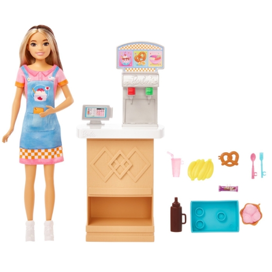 Imagine BARBIE PAPUSA SKIPPER FIRST JOBS SNACK BAR