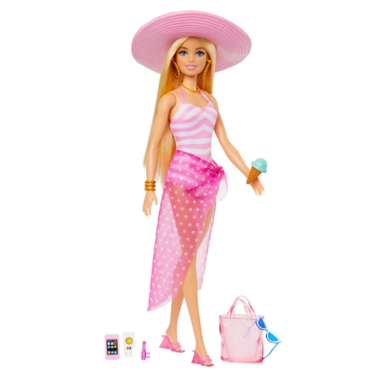 Imagine BARBIE PAPUSA BARBIE LA PLAJA