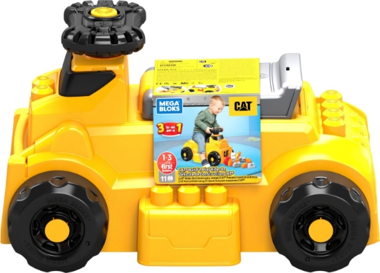 Imagine MEGA BLOKS VEHICUL DE CONSTRUIT CAT 10 PIESE 