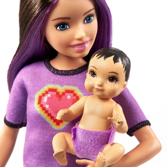 Imagine BARBIE PAPUSA SKIPPER FIRST JOBS BABYSITTER PAPUSA SATENA