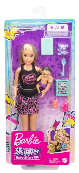 Imagine BARBIE PAPUSA SKIPPER FIRST JOBS BABYSITTER PAPUSA BLONDA