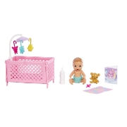 Imagine PAPUSA BARBIE MAMICA SATENA CU BEBELUS
