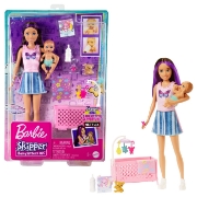 Imagine PAPUSA BARBIE MAMICA SATENA CU BEBELUS