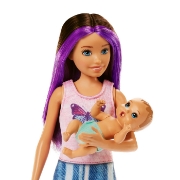 Imagine PAPUSA BARBIE MAMICA SATENA CU BEBELUS