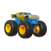 Imagine HOT WHEELS MONSTER TRUCK CAMION NIGHT SHIFTER CU CULORI SCHIMBATOARE SCARA 1:64