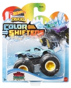 Imagine HOT WHEELS MONSTER TRUCK CAMION PODIUM CRASHER CU CULORI SCHIMBATOARE SCARA 1:64