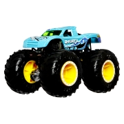 Imagine HOT WHEELS MONSTER TRUCK CAMION PODIUM CRASHER CU CULORI SCHIMBATOARE SCARA 1:64