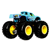 Imagine HOT WHEELS MONSTER TRUCK CAMION PODIUM CRASHER CU CULORI SCHIMBATOARE SCARA 1:64