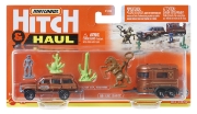 Imagine Matchbox Hitch&Haul set 2 vehicule MBX Rodeo 1988 Jeep Wagoneer MBX Pony Trailer scara 1:64