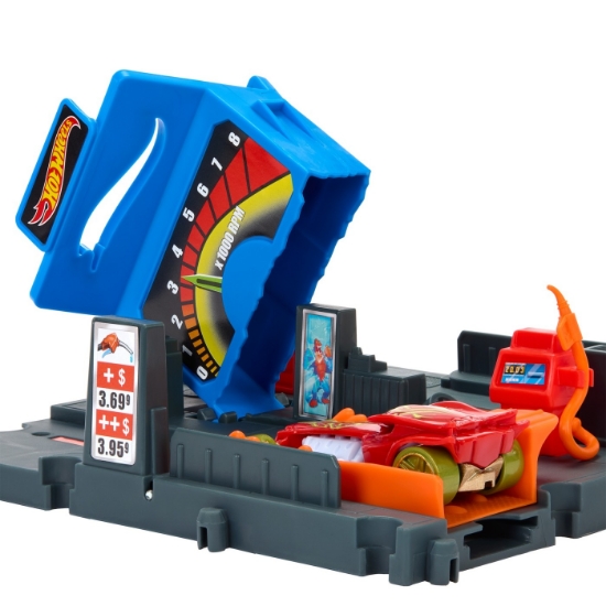 Imagine Hot Wheels City Explorer pistă Fuel Station Shift