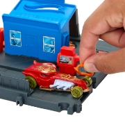 Imagine HOT WHEELS CITY EXPLORER PISTA FUEL STATION SHIFT
