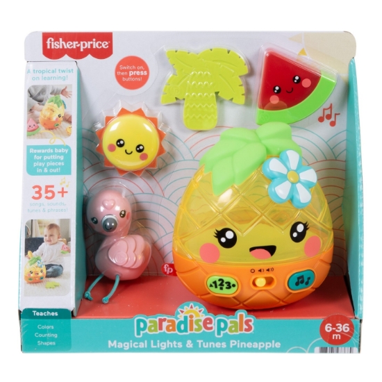 Imagine FISHER PRICE ANANAS CU SUNETE SI LUMINI