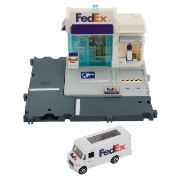 Imagine MATCHBOX SET ACTION DRIVERS CENTRUL DE COLETE FEDEX