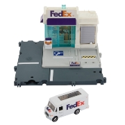 Imagine MATCHBOX SET ACTION DRIVERS CENTRUL DE COLETE FEDEX