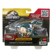 Imagine JURASSIC WORLD FIERCE CHANGERS DOUBLE DANGER DINOZAUR TRANSFORMABIL BARYONYX SI PARASAUROLOPHUS