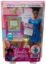 Imagine BARBIE CARIERE SET MOBILIER CU PAPUSA BRUNETA PROFESOARA 