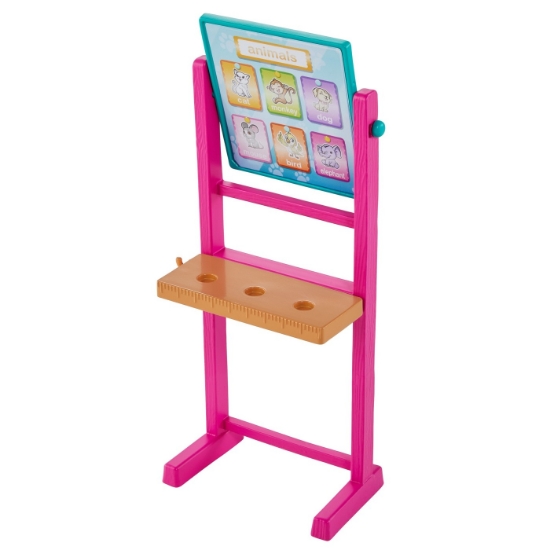 Imagine BARBIE CARIERE SET MOBILIER CU PAPUSA BRUNETA PROFESOARA 