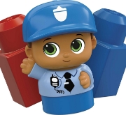 Imagine MEGA BLOKS FIRST BUILDERS VEHICUL PETER POLICE