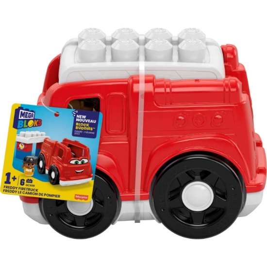 Imagine MEGA BLOKS FIRST BUILDERS VEHICUL FREDDY FIRETRUCK