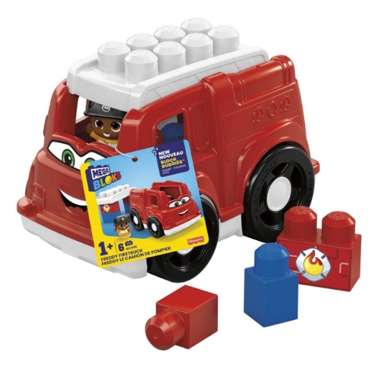 Imagine Mega Bloks First Builders Vehicul Freddy Firetruck