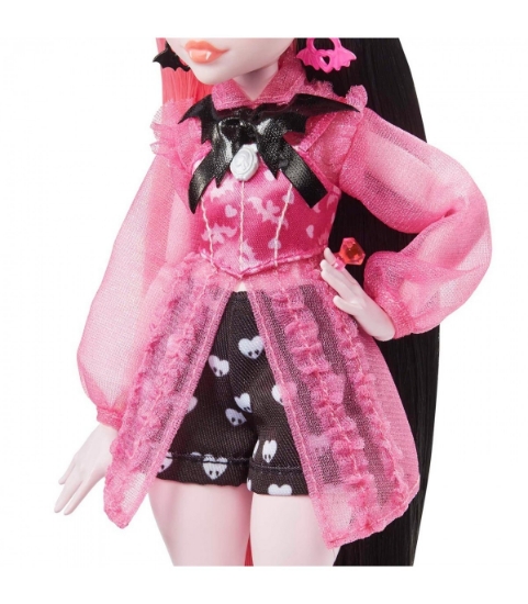 Imagine MONSTER HIGH PAPUSA DRACULAURA CU ANIMALUT SI ACCESORII