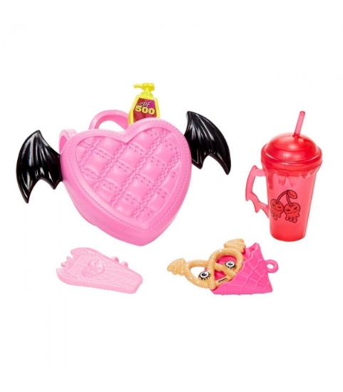 Imagine MONSTER HIGH PAPUSA DRACULAURA CU ANIMALUT SI ACCESORII