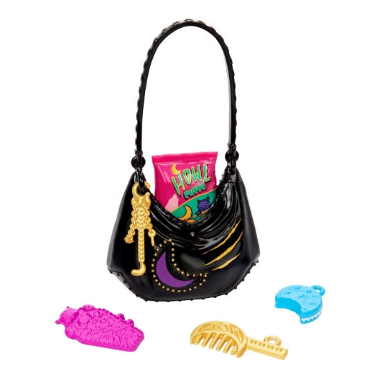 Imagine MONSTER HIGH PAPUSA CLAWDEEN WOLF CU ANIMALUT SI ACCESORII