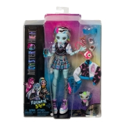 Imagine MONSTER HIGH PAPUSA FRANKIE STEIN CU ANIMALUT SI ACCESORII
