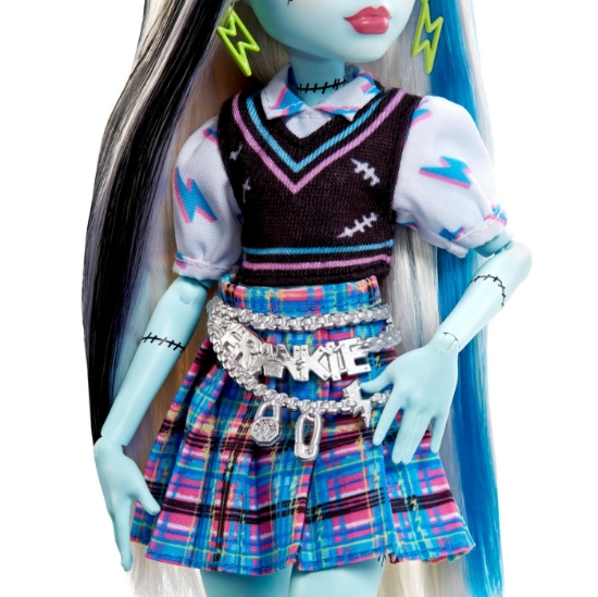 Imagine MONSTER HIGH PAPUSA FRANKIE STEIN CU ANIMALUT SI ACCESORII