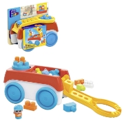 Imagine MEGA BLOKS SET DE CONSTRUCTIE 20 PIESE CARUCIORUL CARE SE INVARTE