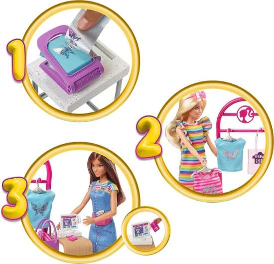 Imagine BARBIE SET BARBIE MAGAZINUL DE IMPRIMAT