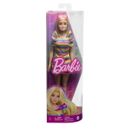 Imagine PAPUSA BARBIE FASHIONISTA BLONDA CU APARAT DENTAR