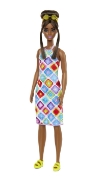 Imagine PAPUSA BARBIE FASHIONISTA SATENA CU OCHELARI DE SOARE GALBENI