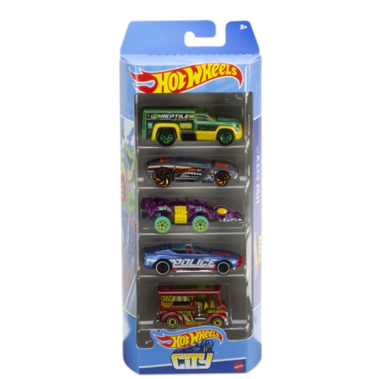 Imagine SET 5 MASINI HOT WHEELS CITY