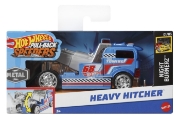 Imagine Hot Wheels Mașinuță metalică cu sistem Pull Back Heavy Hitcher scara 1:43