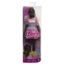 Imagine PAPUSA BARBIE FASHIONISTA  AFRO-AMERICANA CU ROCHIE PEACH